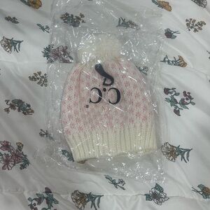 C.C Blush and Ivory Knit Beanie